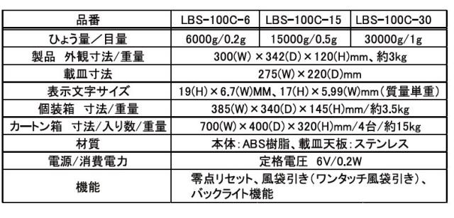 大和製衡(ヤマト) デジタル計数はかり LBS-100C-6 検定なし ひょう量:6.0kg 目量:0.2g_9