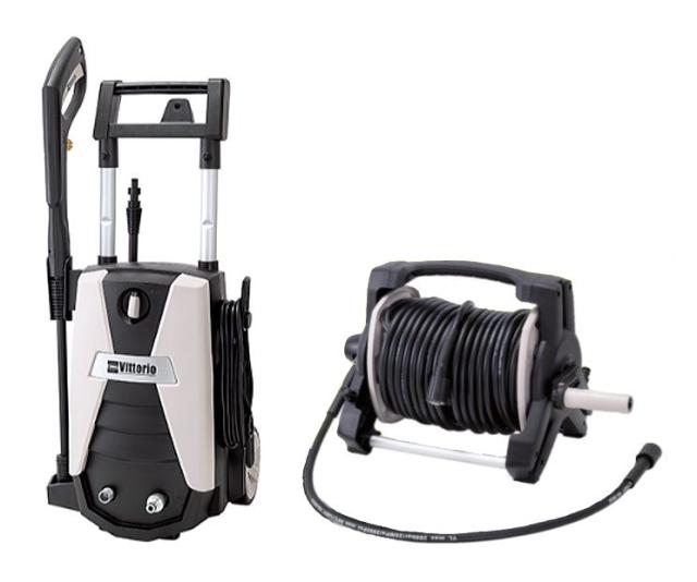 [特売] ZAOH 高圧洗浄機 ヴィットリオ Z4-755-20RNR 10m高圧ゴムホース+10m延長高圧ゴムホース標準付属 ホースリール付き