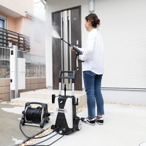 [特売] ZAOH 高圧洗浄機 ヴィットリオ Z4-755-20RNR 10m高圧ゴムホース+10m延長高圧ゴムホース標準付属 ホースリール付き