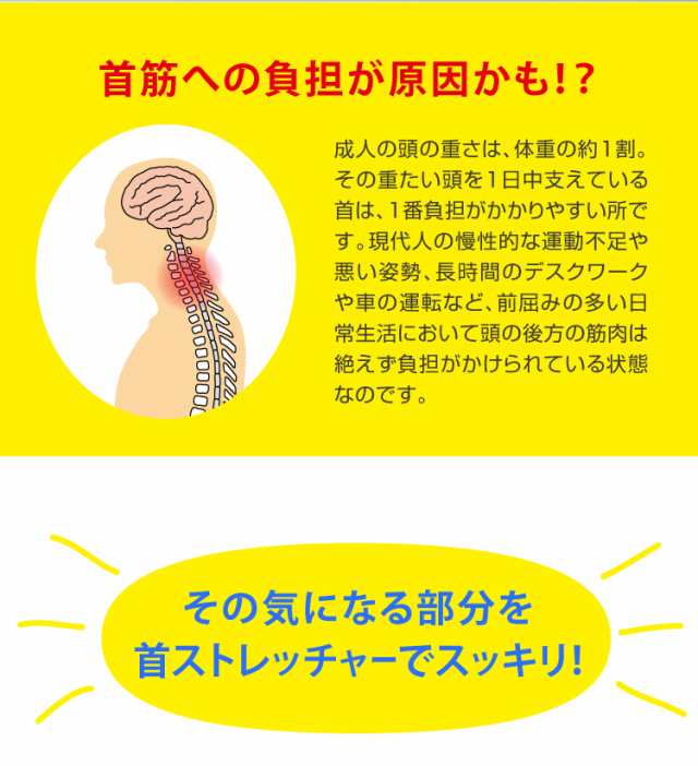 首ストレッチャー 首 伸ばす グッズ 首ストレッチ 牽引 器具 首枕 首筋 首こり 肩こり 解消ドリーム ストレートネック スマホ首の通販はau Pay マーケット アイデアグッズのララフェスタ