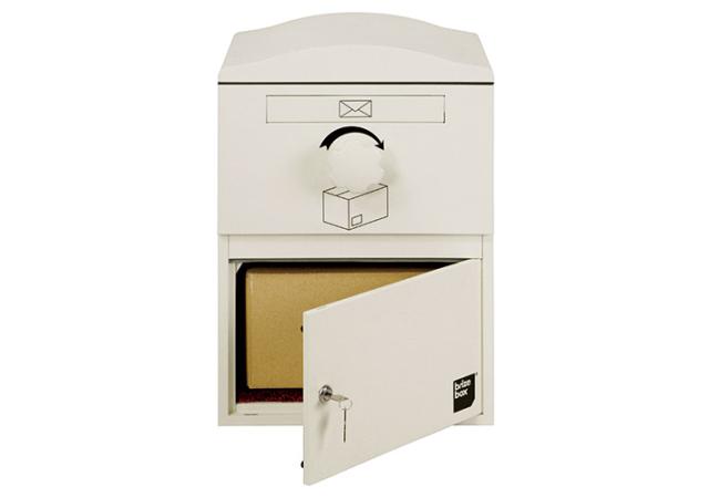 郵便ポスト BOWCS ボウクス 【Brizebox Standard ブライズボックス スタンダード 宅配ボックス本体 アイボリー】 宅配ボックス おしゃれ 宅配ポスト 壁付けポスト スタンド 据え置き_1