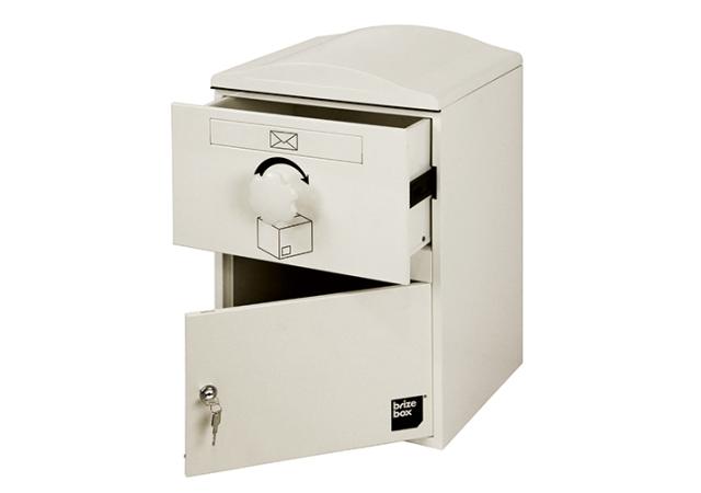 郵便ポスト BOWCS ボウクス 【Brizebox Standard ブライズボックス スタンダード 宅配ボックス本体 アイボリー】 宅配ボックス おしゃれ 宅配ポスト 壁付けポスト スタンド 据え置き_2