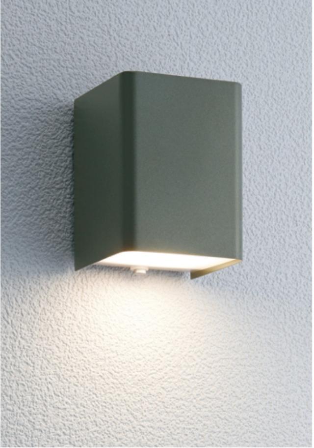 ユニソン（unison) エクステリア 屋外 照明 ライト 【PHOSY ポージィウォールライト UA0100122 アイビーグレー】  表札灯 門柱灯の通販は