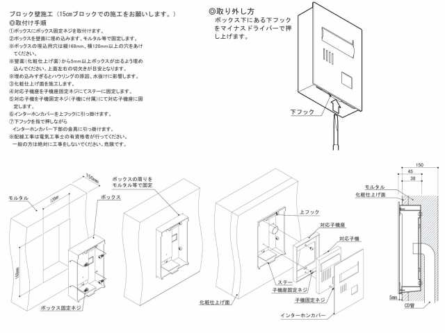 ■オンリーワンクラブ オンリーワンエクステリア 【埋め込み型インターホンカバー ブラストシルバー】 インターホン インターホンカバー｜au PAY  マーケット