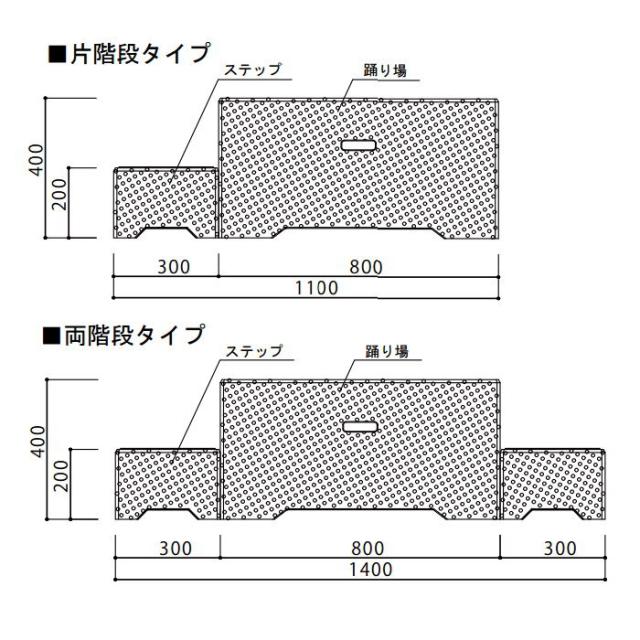 ステップ ガーデニング TOSHIN 【ファンステップ KSUF-3058（ステップ）】 勝手口・はき出し 組み合わせ 庭まわり トーシンコーポレーション