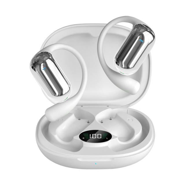 空気伝導 ワイヤレスイヤホン ENCノイズキャンセリング Type-C充電 TWS