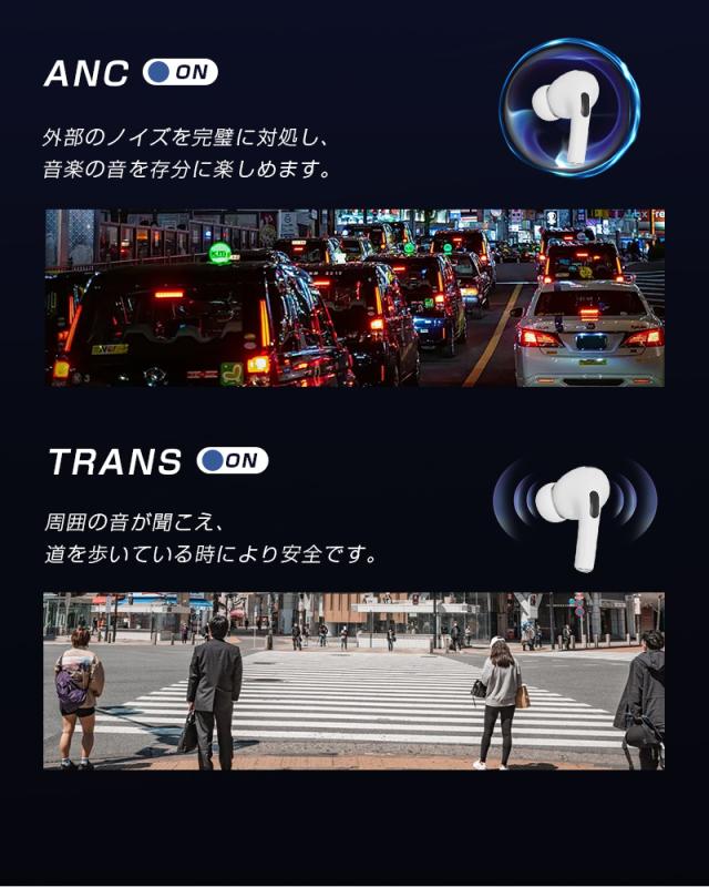 2026新製品 液晶付きイヤホン ワイヤレスイヤホン ヘッドセット 大画面搭載 タッチコントロール 操作簡単 TWS カナル型 クリア音声 外音取り込み ながら聴き イコライザー HiFi高音質 スマート 左右分離型 快適 落ちにくい 安定 防水防滴 【PL保険加入済み製品・安心】_7