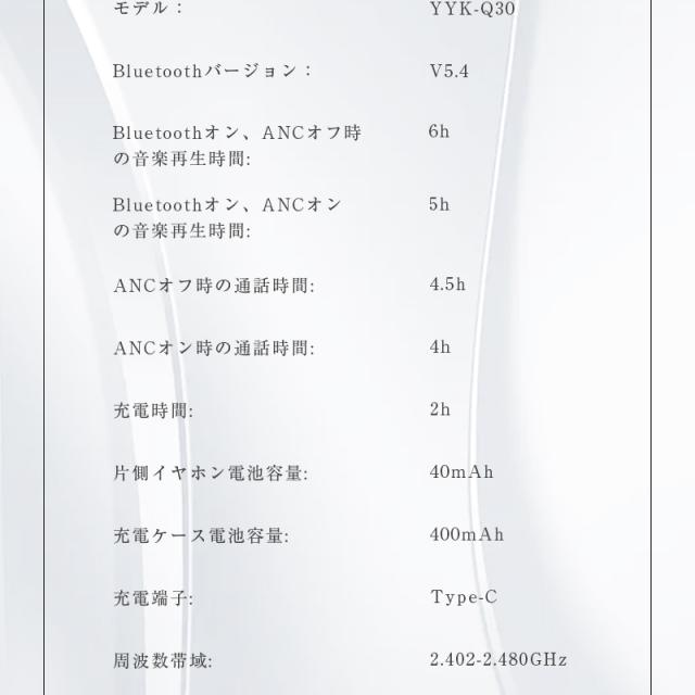 ANC対応・液晶付きイヤホン 画面付き イヤホン カナル型 ワイヤレスイヤホン Bluetooth5.4 TWS 液晶ディスプレイ 高遮音性 音漏れ防止 マイク内蔵 低遅延 長時間持続 自動ペアリング Type-C充電 操作簡単 高音質 iPhone/ipad/Android プレゼント 【PL保険加入済み製品・安心】_13