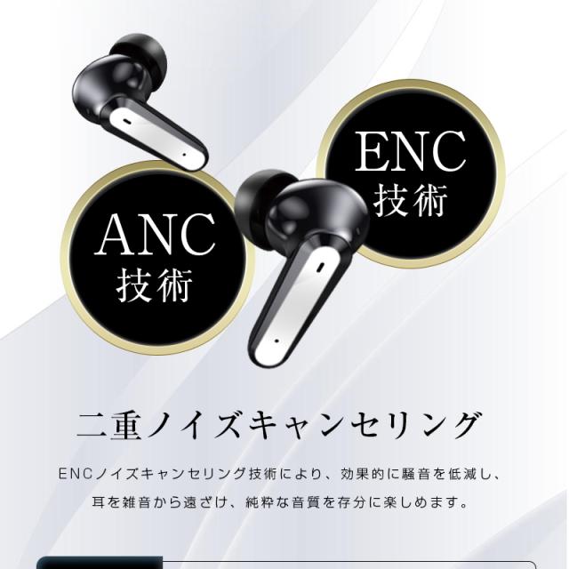 ANC対応・液晶付きイヤホン 画面付き イヤホン カナル型 ワイヤレスイヤホン Bluetooth5.4 TWS 液晶ディスプレイ 高遮音性 音漏れ防止 マイク内蔵 低遅延 長時間持続 自動ペアリング Type-C充電 操作簡単 高音質 iPhone/ipad/Android プレゼント 【PL保険加入済み製品・安心】_4