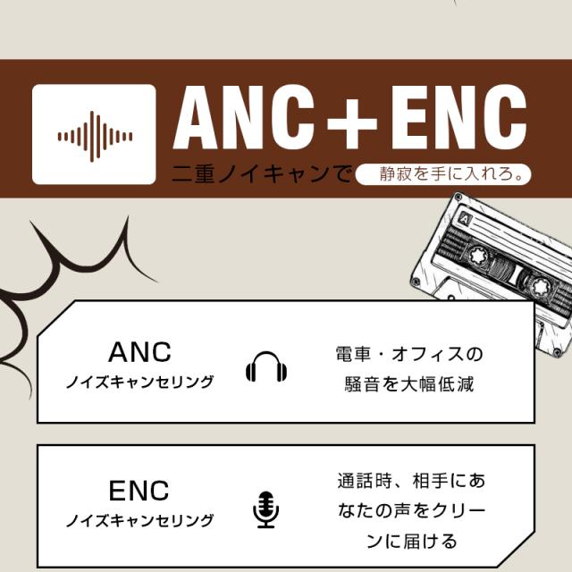 ワイヤレスヘッドホン イヤホン ヘッドセット レトロ Bluetooth6.0 ブルートゥースイヤホン 低遅延 ANC ENCノイキャン クリア通話 高い遮音性 高級感 オシャレ 重低音 ボタン操作 iPhone17 iOS/Android/Windows対応 【PL保険加入済み製品・安心】