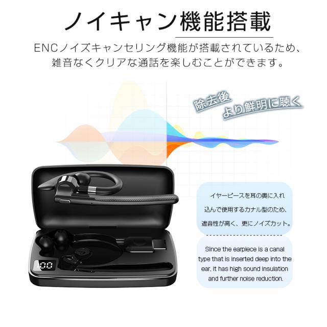 翻訳イヤホン ワイヤレスイヤホン AI翻訳機 115言語対応 高精度 ヘッドセット 通訳機 Bluetooth 5.4 耳掛け 安定装着 片耳タイプ 開放感 ながら聴き ハンズフリー通話 ENC Bluetoothアダプター付き 自動ペアリング 瞬間接続 iPhone16/15 多機種 【PL保険加入済み製品・安心】