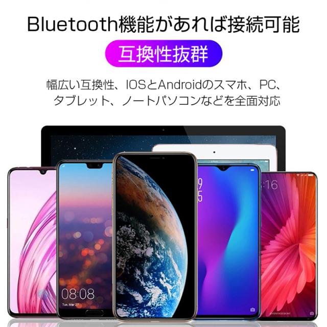 Bluetooth 5 0 ワイヤレスイヤホン ブルートゥースイヤホン Iphone Android対応 ヘッドホン 左右分離型 充電機能搭載収納ケース 高音質 の通販はau Pay マーケット 愛度ショップ