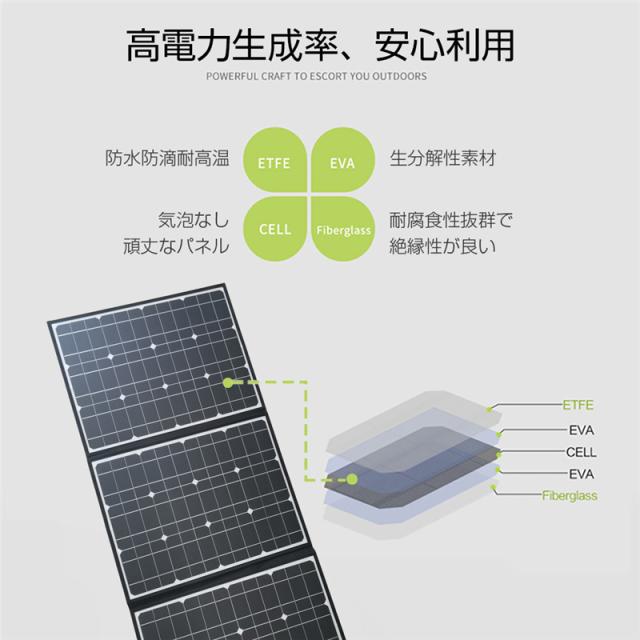 【防災用】Acecow ソーラーパネル100W 折りたたみ式ソーラーチャージャー 81DDBy4Gz4L._UF1000,1000_QL80_.jpg