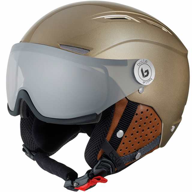 bolle (ボレー) ヘルメット BACKLINE VISOR-PREMIUM 19-20 シャイニーゴールド&コニャック ボレー bolle 31836 31837の通販は