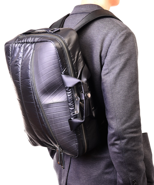 藤倉航装コラボ／3wayビジネスバッグ AIR MODEL シール バッグ ビジネスバッグ 防水・耐水 廃タイヤ タイヤチューブ 人気 日本製 黒 プレゼントの通販は 28,463円