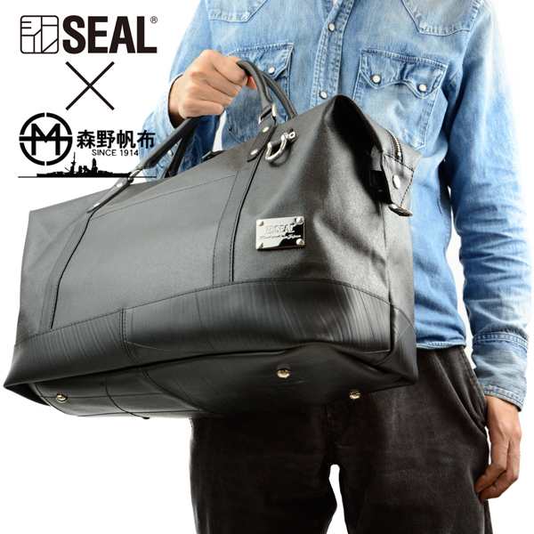 SEAL 森野帆布 ボストンバッグ レッド