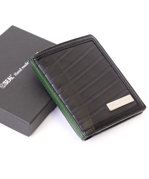 スマートウォレット メンズ 二つ折り 財布 コインケース Seal シール 財布 防水 廃タイヤ タイヤチューブ 人気 日本製 黒 プレゼントの通販はau Pay マーケット Seal Online Store Au Pay マーケット店