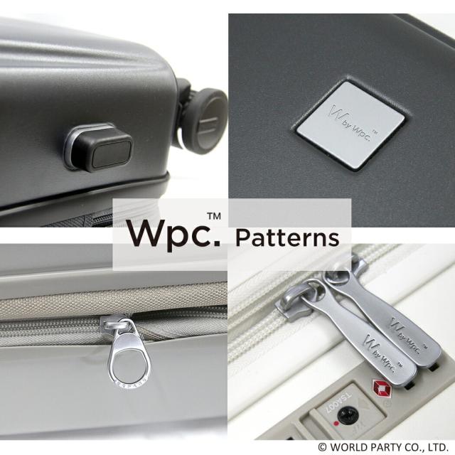 キャリーケース スーツケース WPC Mサイズ ポーチ付き マチ拡張 軽量 エキスパンダブル 58L 66L 4輪 旅行 修学旅行 TSAロック PC サイレント 4-6泊 旅行 海外旅行 69001 母の日 かわいい W by wpc_18
