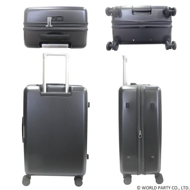 キャリーケース スーツケース WPC Mサイズ ポーチ付き マチ拡張 軽量 エキスパンダブル 58L 66L 4輪 旅行 修学旅行 TSAロック PC サイレント 4-6泊 旅行 海外旅行 69001 母の日 かわいい W by wpc_17