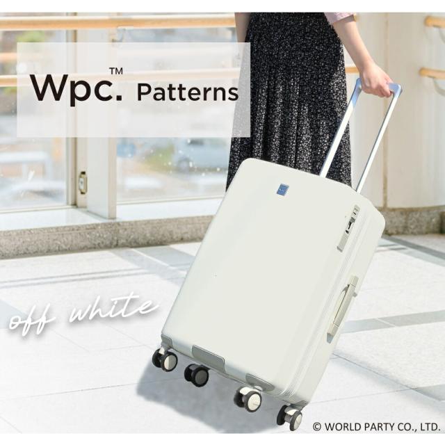 キャリーケース スーツケース WPC Mサイズ ポーチ付き マチ拡張 軽量 エキスパンダブル 58L 66L 4輪 旅行 修学旅行 TSAロック PC サイレント 4-6泊 旅行 海外旅行 69001 母の日 かわいい W by wpc_3