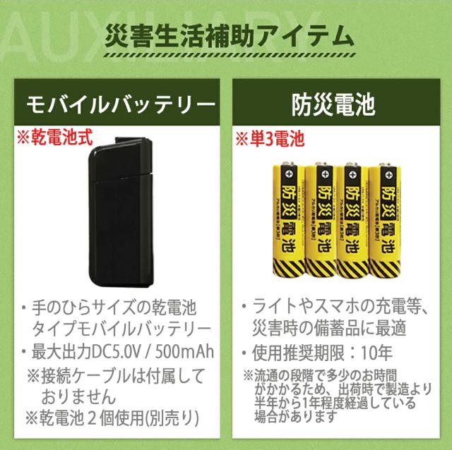 【防災士監修】 防災セット 1人用 50点セット リーベン リュックサック cr-307 非常用持出袋 集中豪雨 リュック 災害対策 地震対策 モバイルバッテリー 米ぬかパワー トイレ エアベッド 非常食 避難グッズ 避難用品 保存水 bousai307-50mobi mobi_9