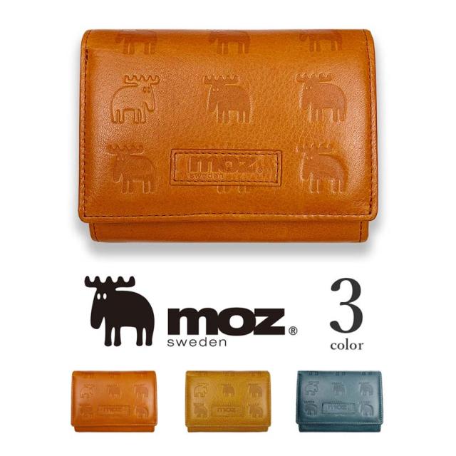 Moz モズ エルク 型押し ソフト牛革 二つ折り財布 北欧 スウェーデン レディース ウォレット 女性 かわいい 母の日 祖母 ブランドの通販はau Pay マーケット Chama Cha