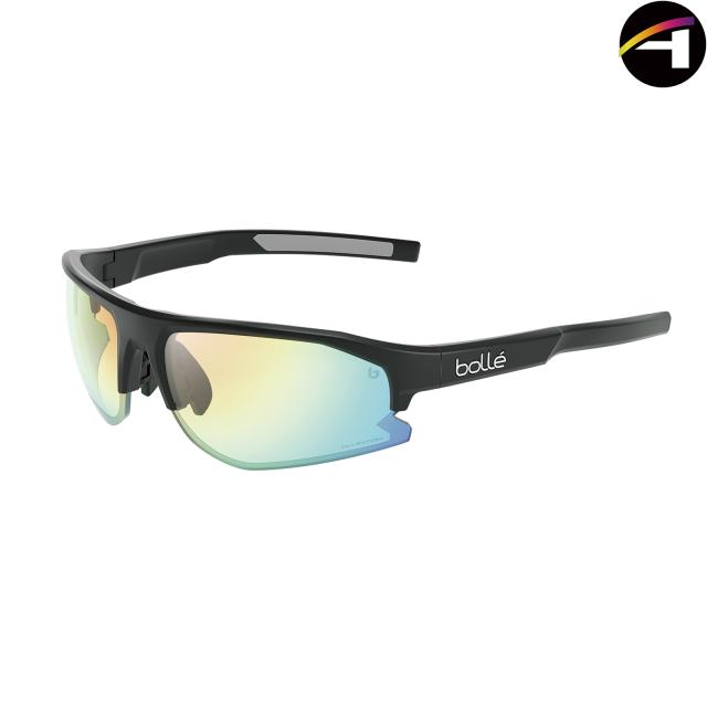 スポーツサングラス BS003006 BOLT2.0 Black Matte Phantom ClearGreen