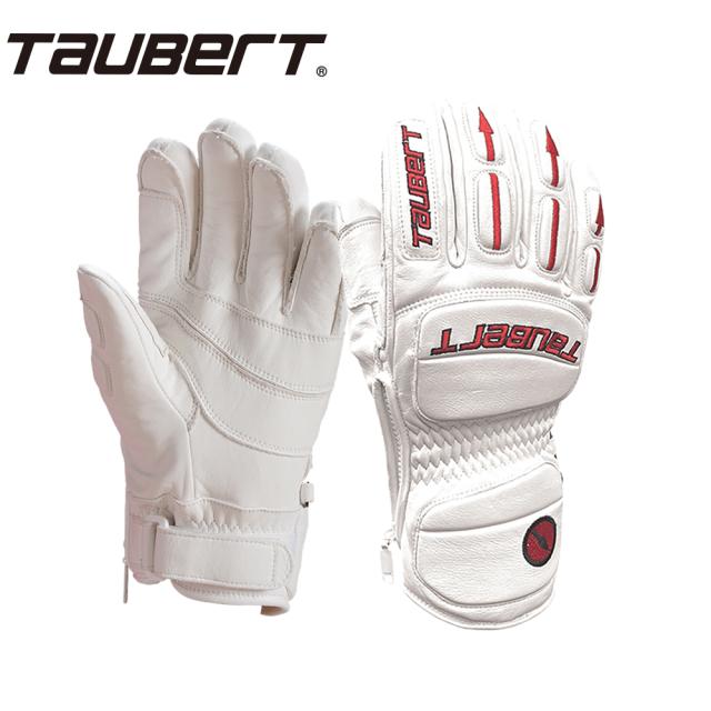 TAUBERT (トーバート) COMP White / Red Made in JAPAN ホワイト / レッド スキー グローブ