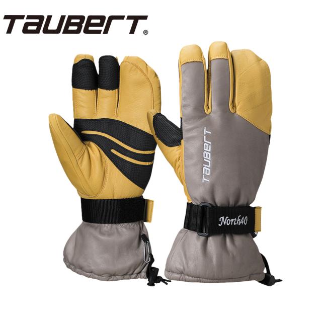 TAUBERT (トーバート) FINGER4-NORTH40 LightGrey / Natural Made in JAPAN ライトグレー / ナチュラル スキー グローブ