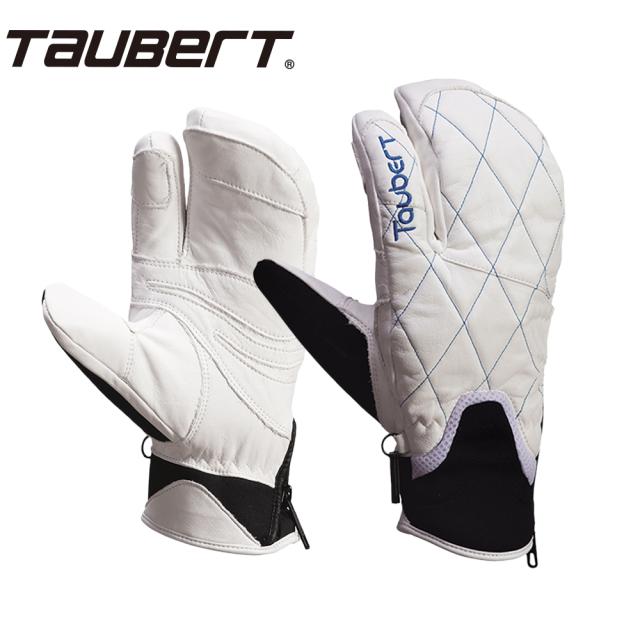 TAUBERT (トーバート) FINGER3-LE White / Blue Made in JAPAN ホワイト / ブルー スキー グローブ