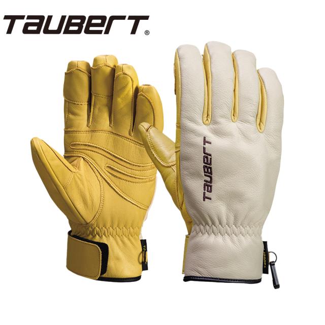 TAUBERT (トーバート) Full Leather SLOPE Cream Made in JAPAN クリーム スキー グローブ