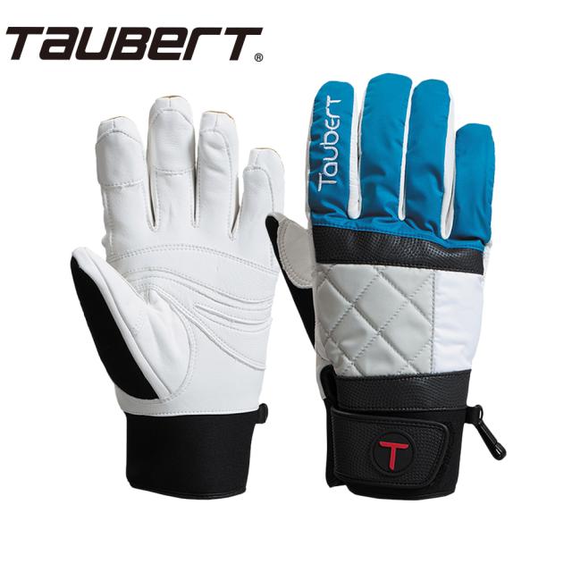 TAUBERT (トーバート) QUILT Blue / White Made in JAPAN ブルー ホワイト スキー グローブ