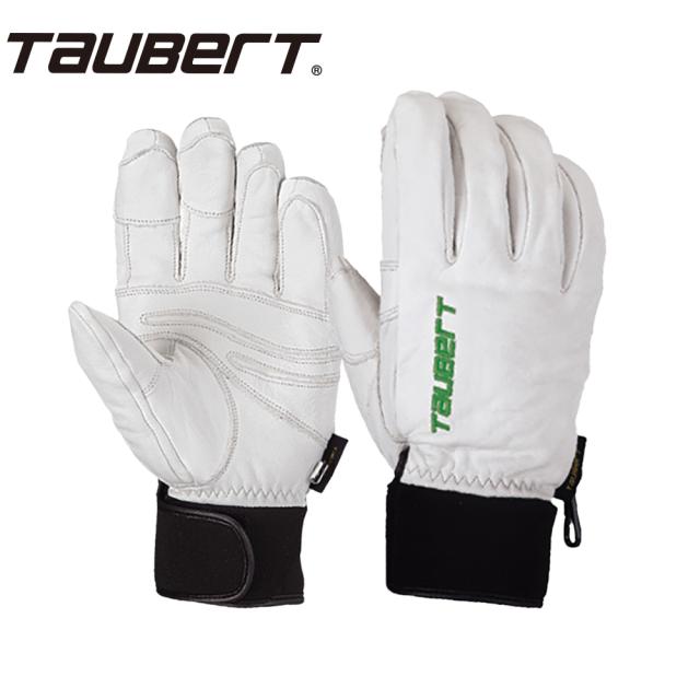 TAUBERT (トーバート) X RIDE-LE White / Green 25-26 Made in JAPAN ホワイト / グリーン スキー グローブ