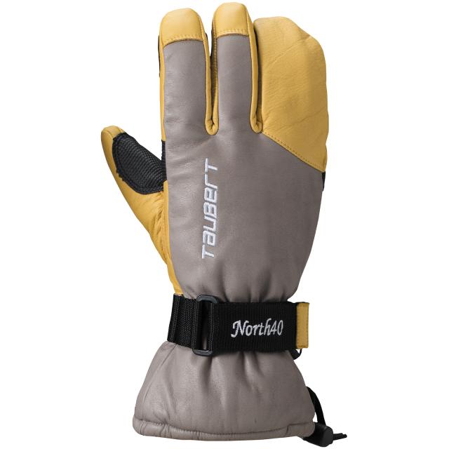 TAUBERT (トーバート) FINGER4-NORTH40 LightGrey / Natural 25-26 Made in JAPAN ライトグレー / ナチュラル スキー グローブ