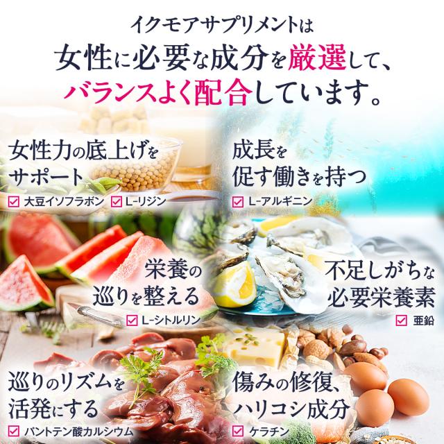 Iqumore公式 イクモアサプリメント 90粒 約30日分 女性向けヘアケアサプリメントの通販はau Pay マーケット Iqumore イクモール Auwowma 店
