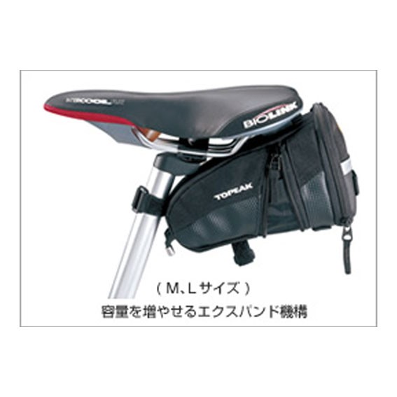 TOPEAK トピーク エアロ ウェッジ パック ストラップ マウント L 自転車 送料無料 一部地域を除く