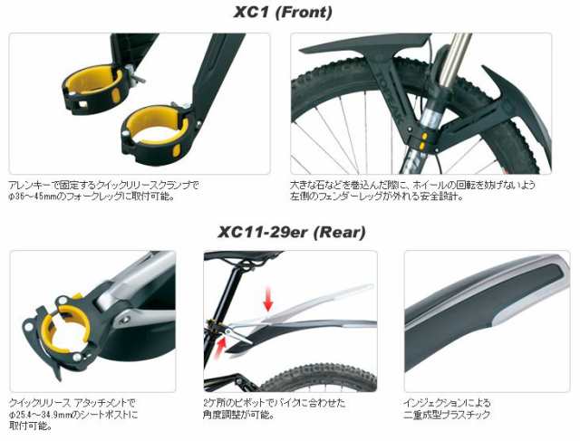 TOPEAK トピーク ディフェンダー ＸＣ１１-２９ｅｒ リア