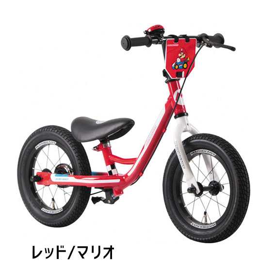 あさひ ASAHI キッカーアバンス マリオカート-I 12インチ 自転車に早く乗るためのブレーキ付 バランスバイク トレーニング用バイク 送料