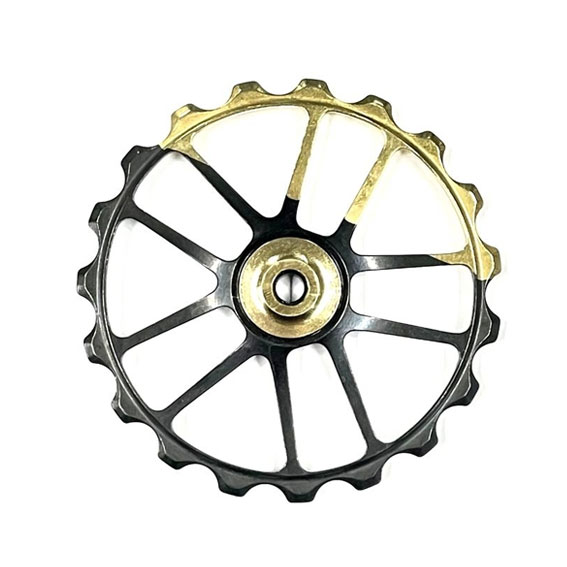 TOKEN トーケン TK1729S用 19Tプーリー TBT ブラック/ゴールド 自転車 送料無料 一部地域は除くの通販は