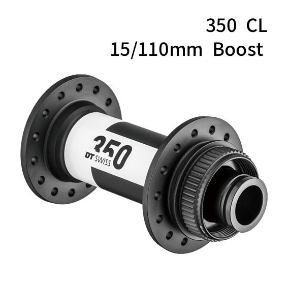 DT SWISS フロントハブ 350 CL 15/110mm Boost 15mm スルーアクスル ブースト規格 ディスク用フロントハブ 自転車 送料無料 一部地域は