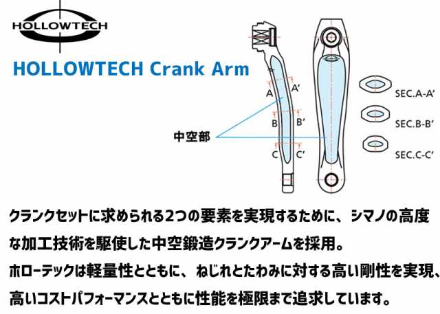 SHIMANO シマノ DURA-ACE FC-R9200 ホローテック II クランクセット