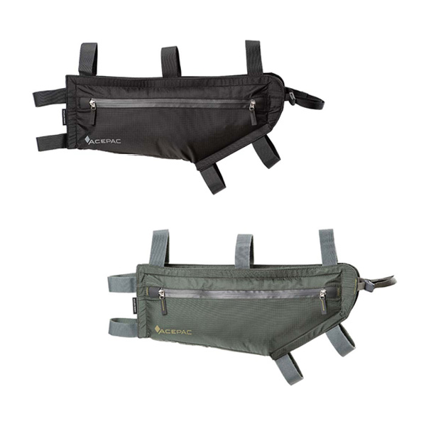 ACE PAC エースパック ZIP FRAME BAG 約3.5L 2024モデル ジップフレームバッグ バイシクルバッグ YKKジッパー かばん 自転車 送料無料 一部地域は除くの通販は