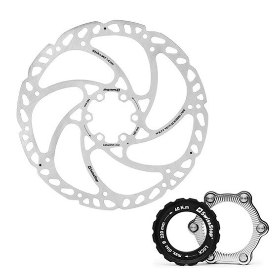 セット販売 スイスストップ Catalyst One Disc Rotor 6-Bolt＋Centerlock Adapter 180mm ローター  P100006102+P100006105 自転車 ゆうパケット/ネコポス送料無料の通販はau PAY マーケット - アリスサイクル | au  PAY マーケット－通販サイト