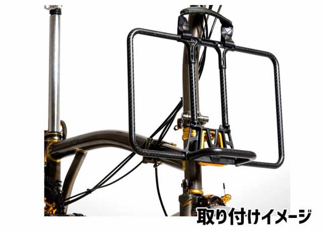 RIDEA リデア FCF-UNC2　Front Carrier Frame Brompton用 フロントキャリア 自転車 送料無料 一部地域を除く