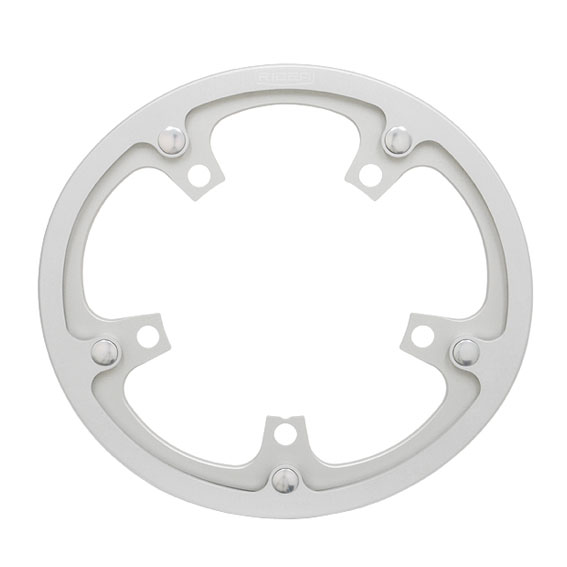 RIDEA  リデア xxW2-LR5BR-SG Powering L W2T 5arms Brompton  チェーンリング シルバー 自転車 送料無料 沖縄・離島は追加送料かかりますの通販は