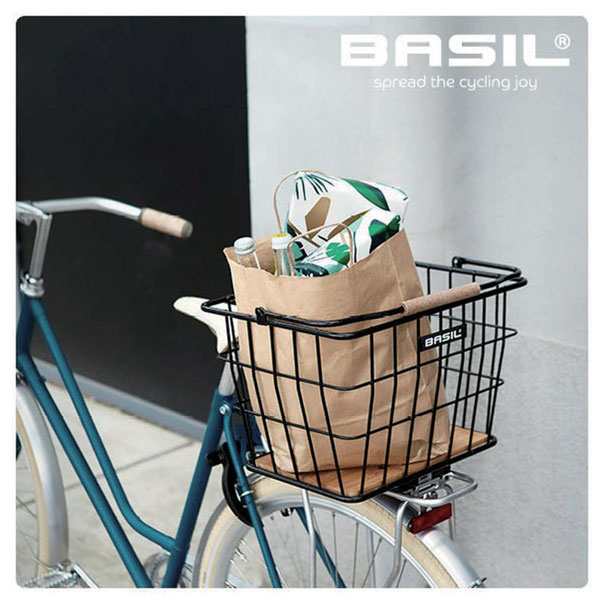 BASIL バジル ノーランド フロント/リア バスケット 自転車カゴ 自転車 送料無料 一部地域は除くの通販はau PAY マーケット -  アリスサイクル | au PAY マーケット－通販サイト