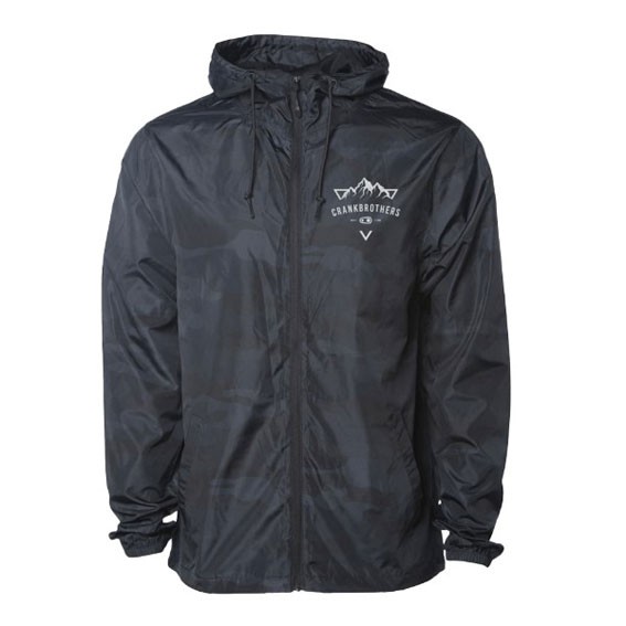 CRANKBROTHERS クランクブラザーズ BLACK CAMO WINDBREAKER ブラックカモ ウインドブレーカー 自転車 送料無料 一部地域は除くの通販は