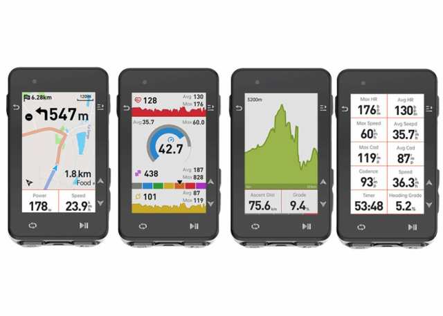 4個まで郵便OK iGPSPORT サイクルコンピューター iGS630 6点セット