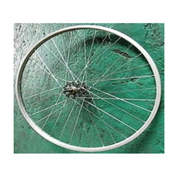 藤原リーム 敷島自転車 後輪 26×1 3/8 ローラー ステンレスリム 自転車 シキシマ 送料無料 一部地域は除くの通販は