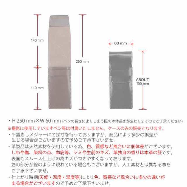 栃木レザー ペンケース (差し込み式) サマーオイル 革 本革 レディース